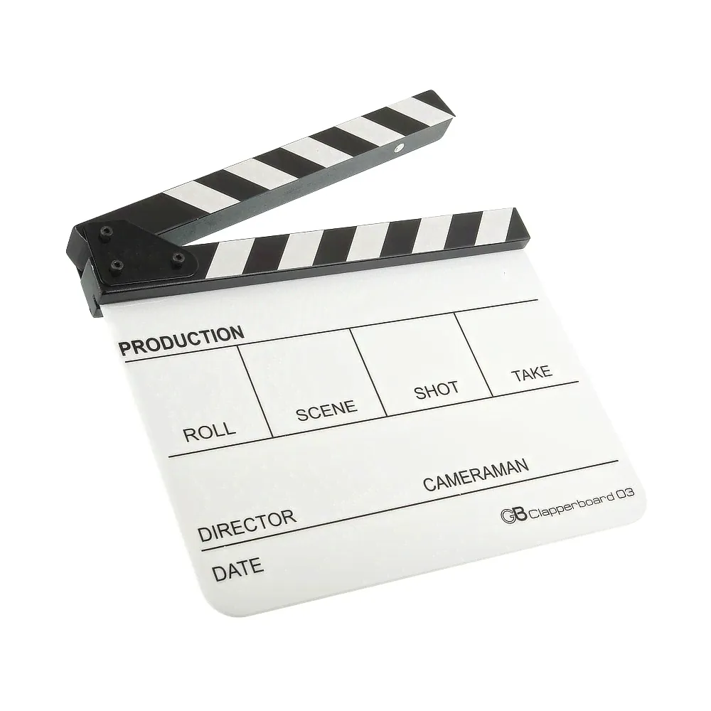 Кинохлопушка GreenBean Clapperboard 03 (белая), арт. 27191-0