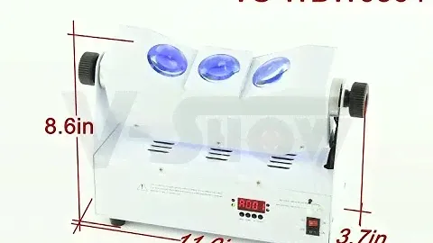 Battery Powered wireless DMX 512 Wash LED 3*10W RGBW 4in1 Color