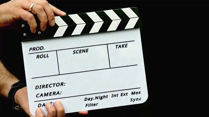 [Free Stock Video]  Person Using a Clapper Board Movie [HD]