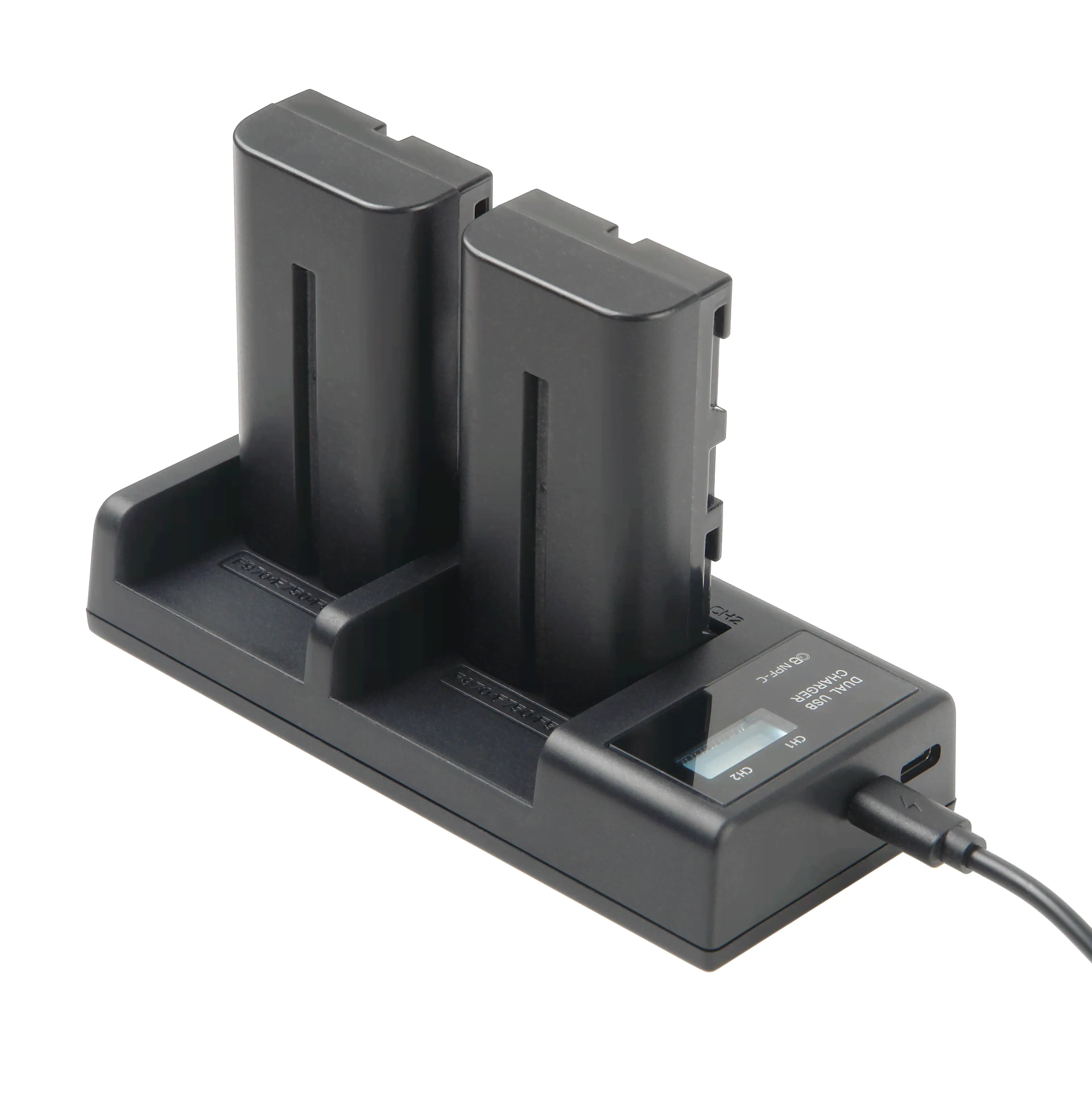 GreenBean DualCharger NPF-C Зарядное устройство для 2 аккумуляторов серии NPF-3