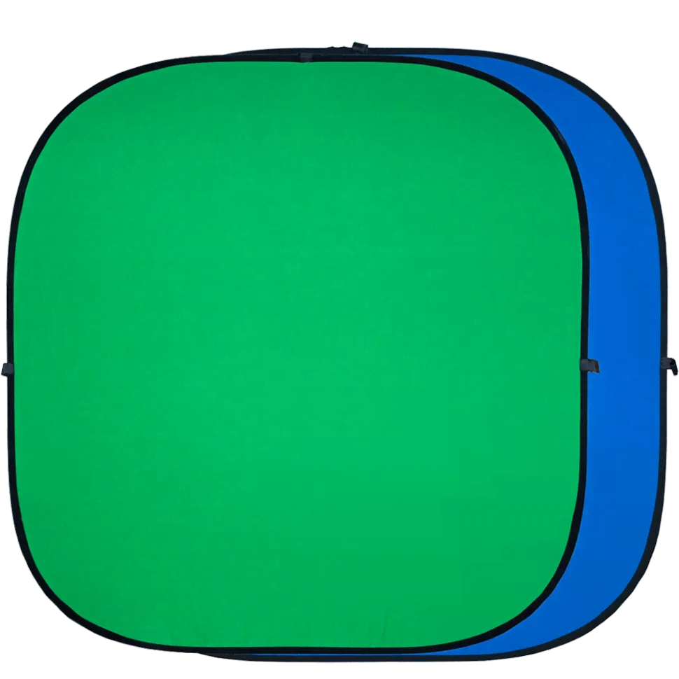 Фон хромакей GreenBean Twist 240 х 240 Синий/Зелёный